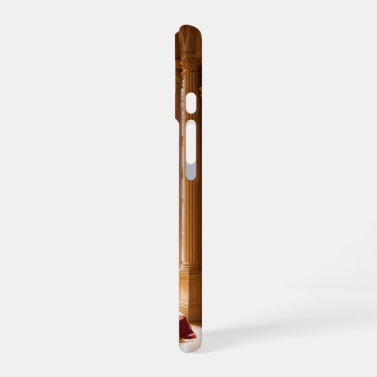 Grand Cathedral Weihnachtsbaum iPhone 16 Hülle (Linke Seite)