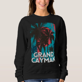 Grand Cayman Caribbean Cayman Islands Vintag Tra Sweatshirt