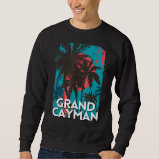 Grand Cayman Caribbean Cayman Islands Vintag Tra Sweatshirt