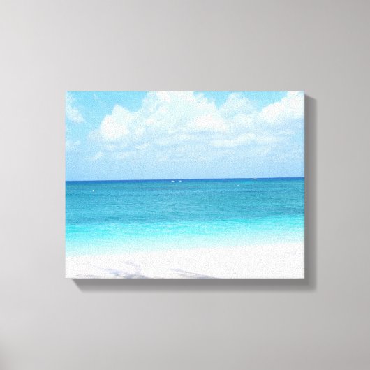 Grand Cayman Island Beach & Ocean Leinwand (Vorderseite)