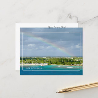 Grand Cayman Island Rainbow Bliss Postkarte