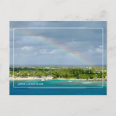 Grand Cayman Island Rainbow Bliss Postkarte (Vorderseite)