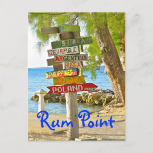Grand Cayman Island, Rum Point, Postcard Postkarte
