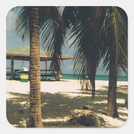 Grand Cayman Island Sticker (Vorderseite)