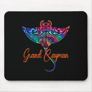Grand Cayman Islands 2025 Tribal Stingray Family V Mousepad