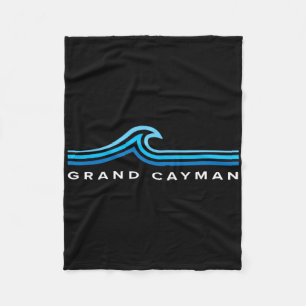 Grand Cayman Islands Wellen Vintage Herren Damen J Fleecedecke