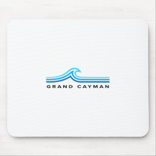 Grand Cayman Islands Wellen Vintage Männer Frauen  Mousepad