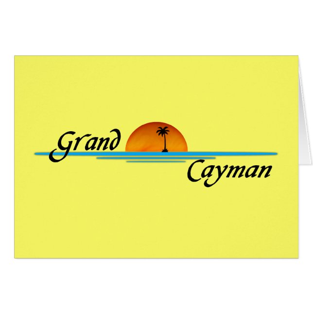Grand Cayman Karte (Vorderseite (Horizontal))