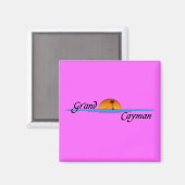 Grand Cayman Magnet (Vorderseite/Rückseite)