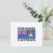Grand Cayman Postkarte (Stehend Vorderseite)