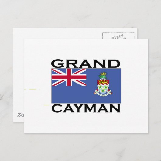 Grand Cayman Postkarte (Vorne/Hinten)