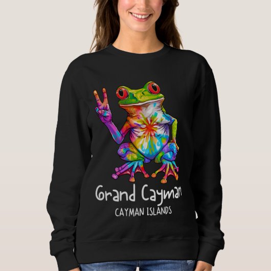 Grand Cayman Souvenir Seven Mile Beach Cayman Isla Sweatshirt (Vorderseite)