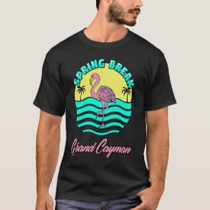 Grand Cayman Spring Break Sunset Graphics Family M T-Shirt
