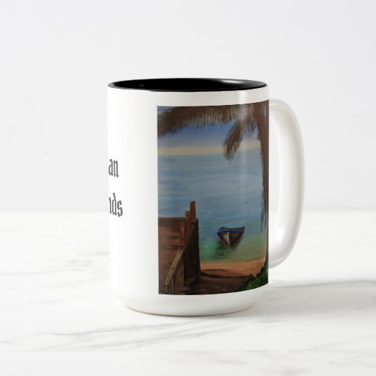 Grand Cayman Zweifarbige Tasse (VorderseiteRechts)