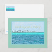 GRAND CAYMAN'S TURQUOISE WATER IS CALLING! POSTKARTE (Vorne/Hinten)