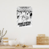 Grand Central Everyone Arrives Anime Poster (Küche)