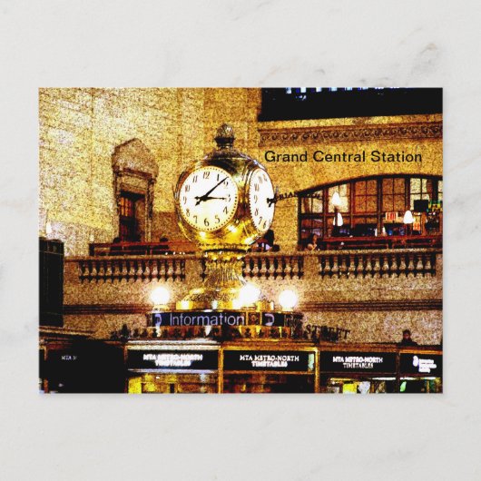 Grand Central Postcard Postkarte (Vorderseite)