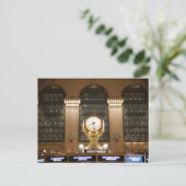 Grand Central Station Clock (New York, NY) Postkarte (Stehend Vorderseite)