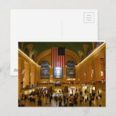 Grand Central Station New York Postkarte (Vorne/Hinten)