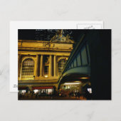 Grand Central Station - Night - New York City Postkarte (Vorne/Hinten)