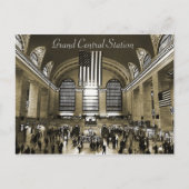 Grand Central Station, NYC Postkarte (Vorderseite)