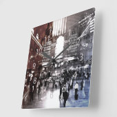 Grand Central Station, NYC Quadratische Wanduhr (Winkel)