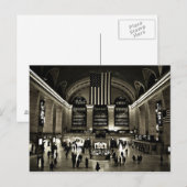 Grand Central Station Postkarte (Vorne/Hinten)