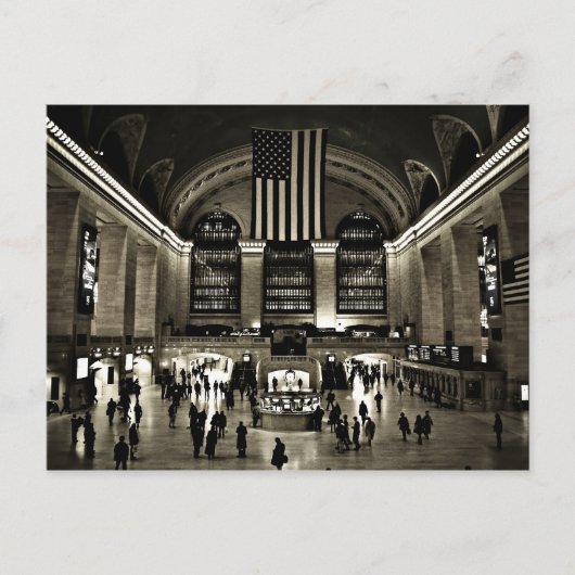 Grand Central Station Postkarte (Vorderseite)