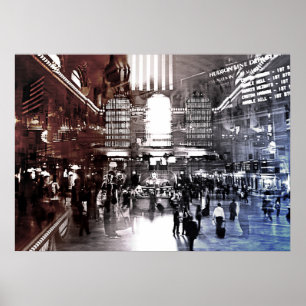 Grand Central Terminal, NYC, Bahnhof Poster