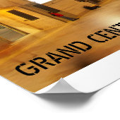 Grand Central Terminal Panorama in New York City Poster (Ecke)