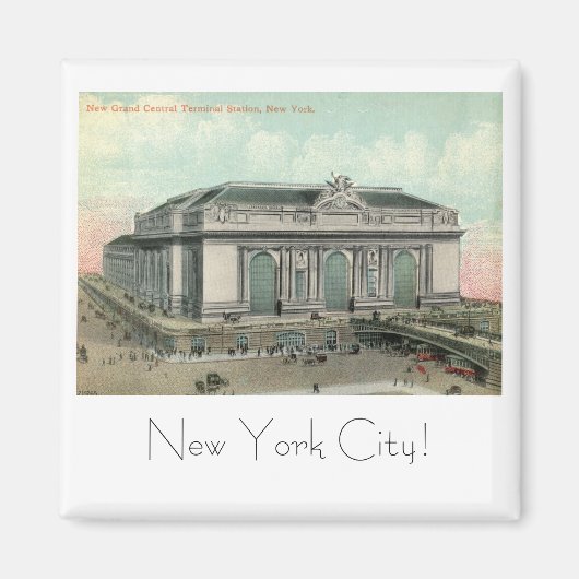 Grand Central Terminal Station, New York City Vint Magnet (Vorne)