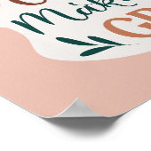 Grand Children Make Life Grand Niedlich Typografie Poster (Ecke)