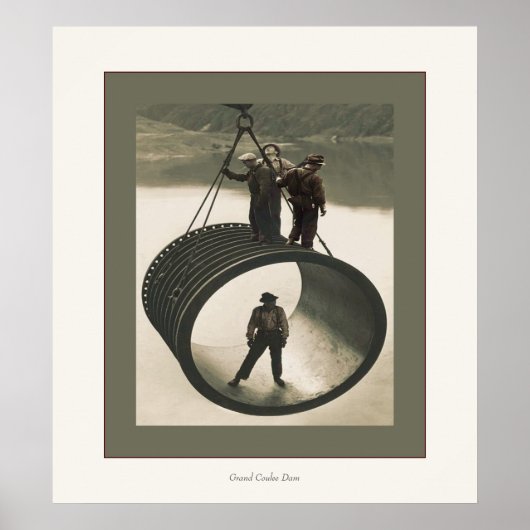 Grand Coulee Dam Poster (Vorne)
