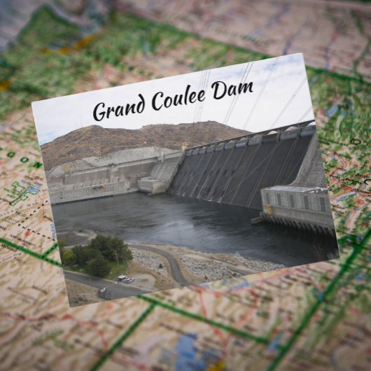 Grand Coulee Dam Travel Foto Postkarte