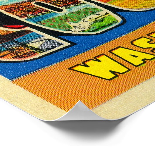 Grand Coulee Dam, Washington 2 Poster (Ecke)