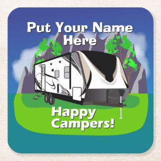 Grand Design Imagine 2150RB Happy Camper Design Rechteckiger Pappuntersetzer