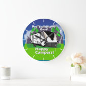 Grand Design Imagine 2150RB Happy Campers Design Große Wanduhr (Zuhause)