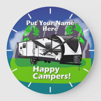 Grand Design Imagine 2670MK Happy Campers Design Große Wanduhr