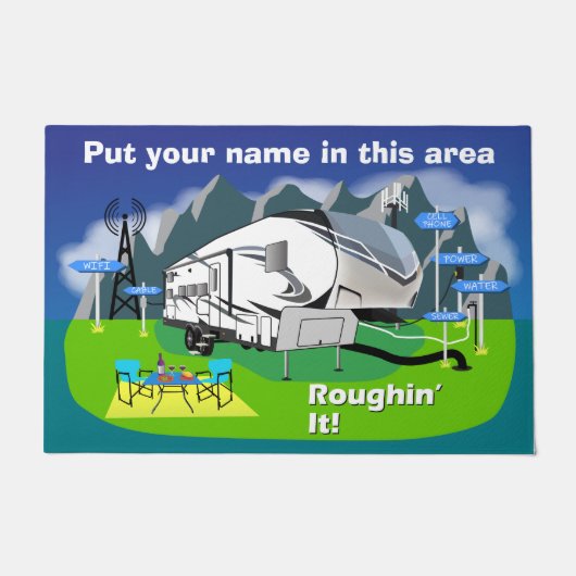 Grand Design Reflection 28bh Design Roughin' It Fußmatte (Vorderseite)