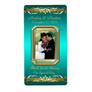 Grand Duchess Aquamarin Foto Gold Wine Wedding Lab
