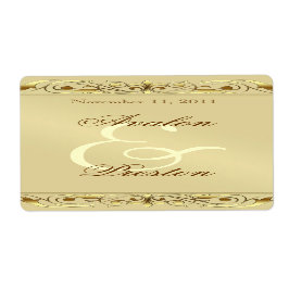 Grand Duchess Gold Scroll Wine Wedeling