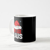 Grand Dude Claus Funny Family Matching Grandpa Chr Kaffeetasse (Vorderseite Links)