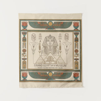Grand Egyptian Museum Egypt Heritage Design Wandteppich