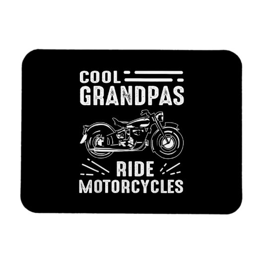 Grand Father Biker Magnet (Horizontal)