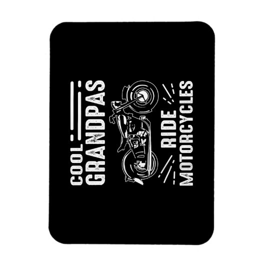 Grand Father Biker Magnet (Vertikal)
