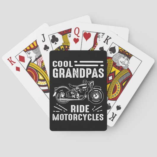 Grand Father Biker Spielkarten (Rückseite)