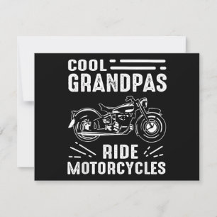 Grand Father BikerGrand Father Biker Feiertagskarte