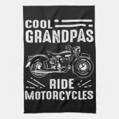 Grand Father BikerGrand Father Biker Geschirrtuch (Vertikal)