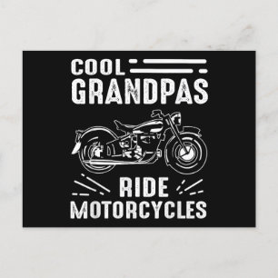 Grand Father BikerGrand Father Biker Postkarte