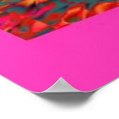 Grand Finale Fireworks Fraktal Art Poster (Ecke)